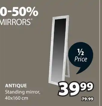 JYSK ANTIQUE Standing mirror offer