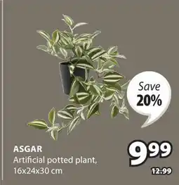 JYSK ASGAR Artificial potted plant offer