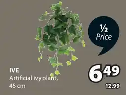 JYSK IVE Artificial ivy plant offer