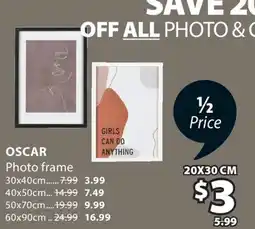 JYSK OSCAR Photo frame offer