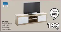 JYSK FAVRBO Large TV bench offer