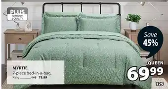 JYSK MYRTIE 7-piece bed-in-a-bag offer