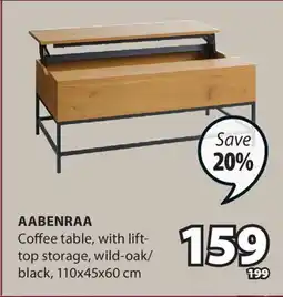 JYSK AABENRAA Coffee table offer