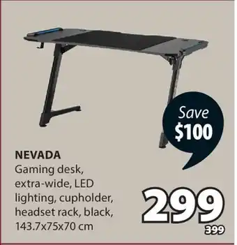 JYSK NEVADA Gaming desk offer