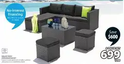 JYSK DALLAS PATIO CONVERSATION 4 PIECE SET offer