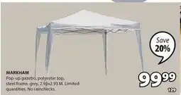 JYSK MARKHAM Pop-up gazebo offer