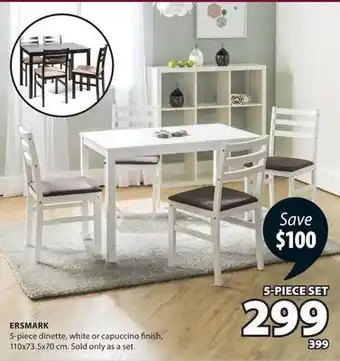 JYSK ERSMARK 5-piece dinette offer