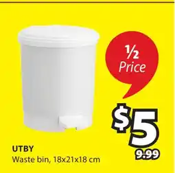 JYSK UTBY Waste bin offer