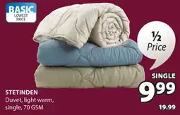 JYSK STETINDEN Duvet offer