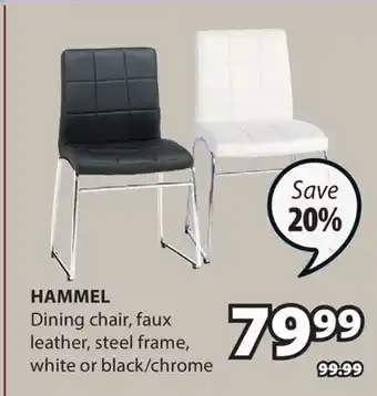 JYSK HAMMEL Dining chair offer