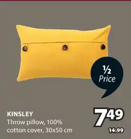 JYSK KINSLEY Throw pillow offer