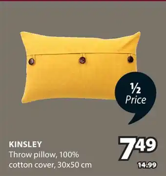 JYSK KINSLEY Throw pillow offer