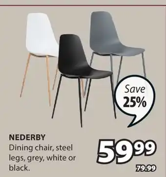 JYSK NEDERBY Dining chair offer