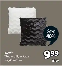 JYSK WAVY Throw pillow offer