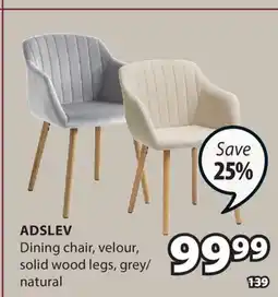 JYSK ADSLEV Dining chair offer