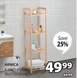 JYSK ARNICA 4-tier bathroom shelf offer