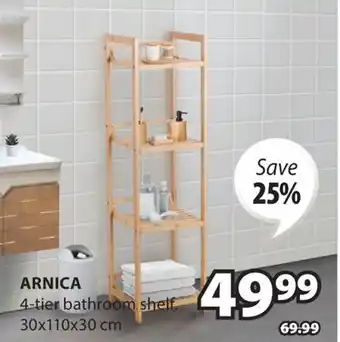 JYSK ARNICA 4-tier bathroom shelf offer