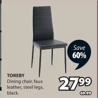 JYSK TOREBY Dining chair offer