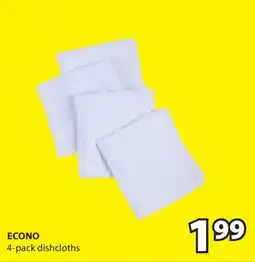 JYSK ECONO 4-pack dishcloths offer