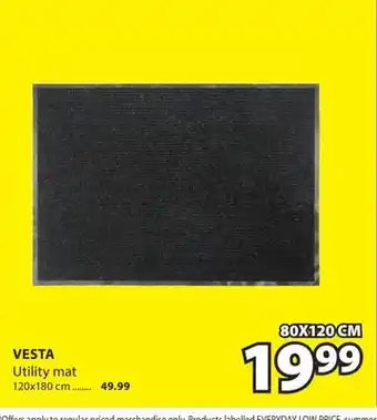 JYSK VESTA Utility mat 80X120 CM offer