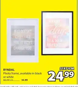 JYSK RYNDAL Photo frame offer