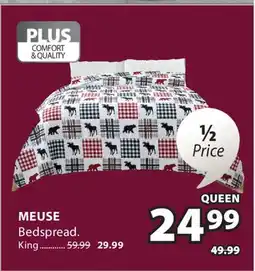 JYSK MEUSE Bedspread offer