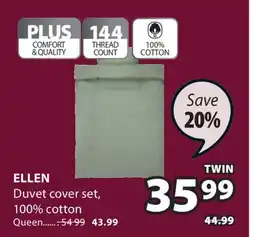 JYSK ELLEN Duvet cover set offer