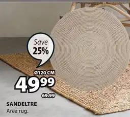 JYSK SANDELTRE Area rug offer