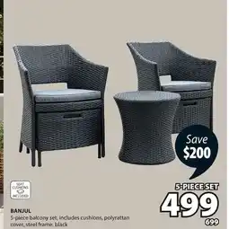 JYSK BANJUL 5-piece balcony set offer