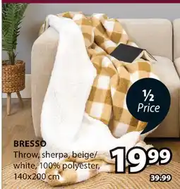 JYSK BRESSO Throw offer