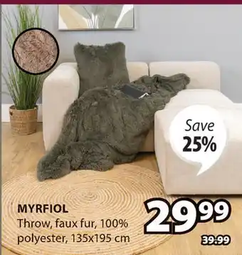 JYSK MYRFIOL Throw offer