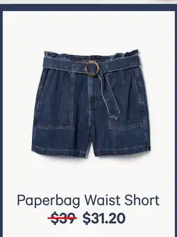 Joe Fresh Paperbag Waist Short offer