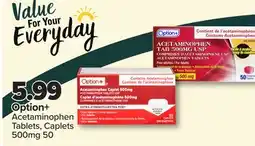 RxHealthMed Option+ Acetaminophen Tablets, Caplets offer