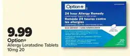 RxHealthMed Option + Allergy Loratadine Tablets offer