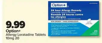 RxHealthMed Option + Allergy Loratadine Tablets offer