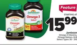 RxHealthMed Jamieson Omega 3 Vitamins, Omega Salmon, Krill offer