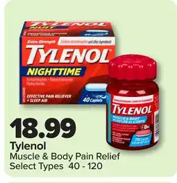 RxHealthMed Tylenol Muscle & Body Pain Relief offer