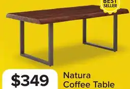 Leon's Natura 44 Coffee Table - Walnut offer