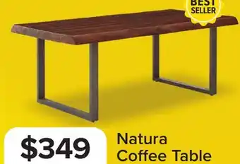 Leon's Natura 44 Coffee Table - Walnut offer