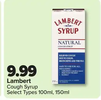 RxHealthMed Lambert Cough Syrup offer