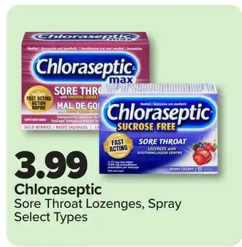 RxHealthMed Chloraseptic Sore Throat Lozenges, Spray offer