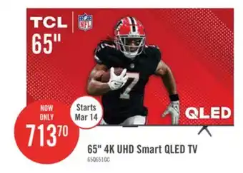 The Brick TCL 65 QLED Pro 4K UHD HDR Pro+ 60Hz Google Smart TV (65Q651G-CA) offer