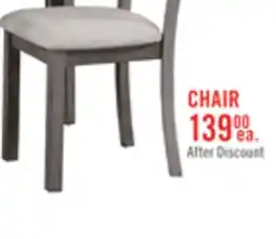 The Brick Krew Counter-Height Dining Chair with Polyester Fabric, Ladder Back, Melamine - Grey offer