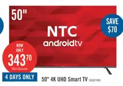 The Brick NTC 50 UHD Smart Android TV offer