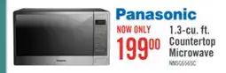 The Brick Panasonic Genius 1.3 Cu. Ft. Countertop Microwave - NNSG656SC offer