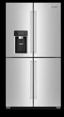 The Brick KitchenAid 36 19.4 Cu. Ft. Counter-Depth 4-Door Refrigerator - Stainless Steel - KRQC736RPS offer