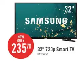 The Brick Samsung 32 LED Direct Lit 720p HDR PurColour 60Hz Smart TV (UN32M4500BFXZC) offer