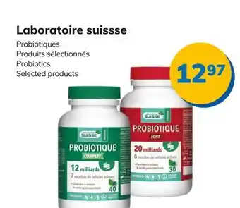 Accès pharma Laboratoire suissse Probiotics offer