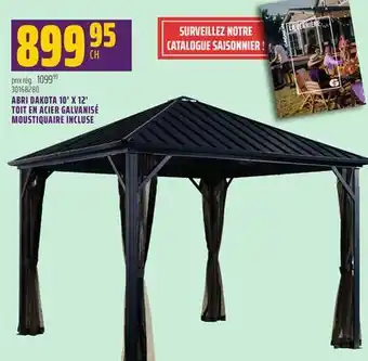 Gagnon - La Grande Quincaillerie ABRI DAKOTA 10' X 12' TOIT EN ACIER GALVANISÉ MOUSTIQUAIRE INCLUSE offer