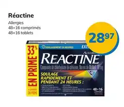 Accès pharma Réactine Allergies offer